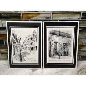 Vintage 1976 Royal Street Preservation Hall New Orleans Don Davey Postcards